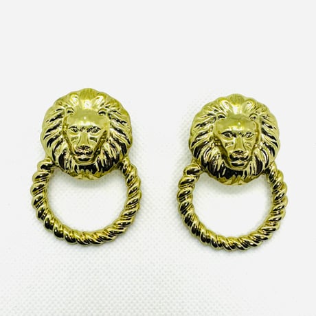 在庫処分SALE　Designed in USA　ライオン　ピアス　ヒップホップ　90年代　90’s hiphop
