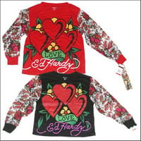 エドハーディーキッズトップス　S～XLサイズ[7歳～16歳]子供服 レディース ED HARDY KIDS L/S TOPS [ED-H618G-BG]