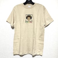 《Fair trade/売上10%を孤児院募金》刺繡　エチオピア　イラスト　Tシャツ　 アフリカ　T-Shirt　Ethiopia