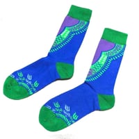 アフリカンプリント　ダシキ柄　靴下　ソックス　African print socks