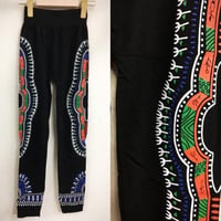アフリカ　アフリカン　ダシキ　レギンス　Africa Dashiki leggings White/Green/Orange