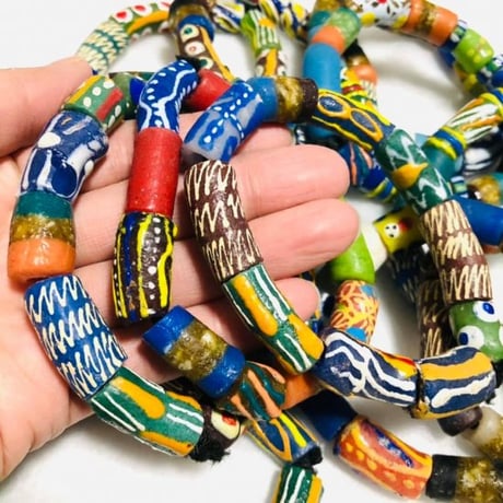 ガーナ　トレードビーズ　ブレスレット　Trade Beads Ghana Bracelet