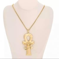 ビッグサイズ　アフリカ　エジプト　Egypt　アンク　Ankh　ゴールド　ネックレス　hiphop