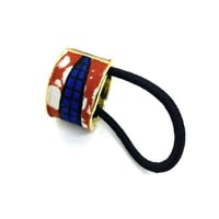 アフリカンプリント　リングゴム　ヘアゴム　パーニュ　キテンゲ　ハンドメイド　African print