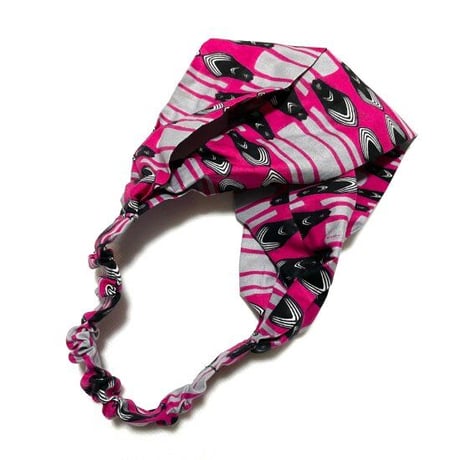 アフリカンプリント　アフリカ布　パーニュ　キテンゲ　クロス　ヘアバンド　African print Head wrap