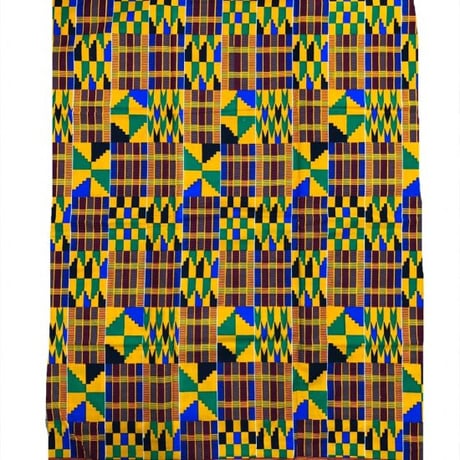 《商品説明をお読み下さい》アフリカ布　布　ケンテ　kente　ハンドメイド　パーニュ　キテンゲ　アフリカンバティック　アフリカンプリント布