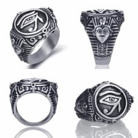 アフリカ　エジプト　Egypt　ホルス　ホルスの目　Horus　シルバー　リング　ring