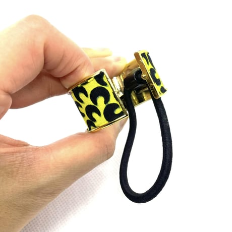 アフリカンプリント　リングゴム　ヘアゴム　パーニュ　キテンゲ　ハンドメイド　African print