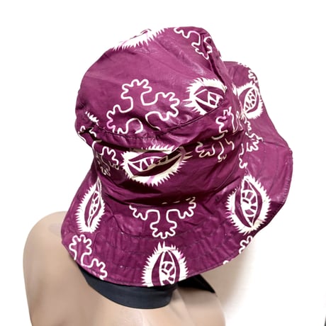 アフリカンプリント　リバーシブル　ハット　帽子　African print Hat