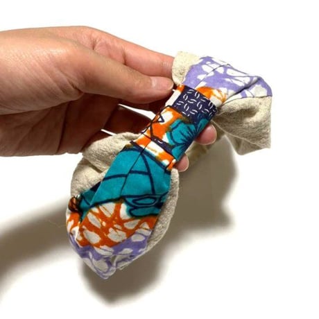 アフリカンプリント　アフリカ布　パーニュ　キテンゲ　リボン　ヘアバンド　African print Head wrap
