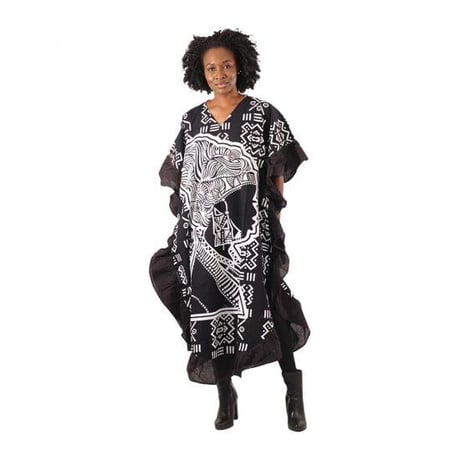 アフリカンプリント　アフロセントリック　ワンピース　Africanprint Afrocentric dress