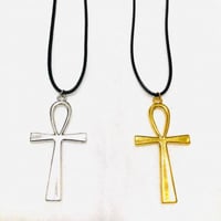 アフリカ　エジプト　Ankh　アンク　シルバー　ゴールド　ネックレス　hiphop