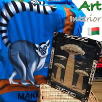 マダガスカル　ハンドメイド　バオバブ　アート　インテリア　Madagascar Baobab Art
