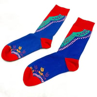 アフリカンプリント　ダシキ柄　靴下　ソックス　African print socks