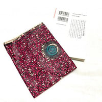 アフリカンプリント　ハンドメイド　ブックカバー　文庫サイズ　小説サイズ　150×106mm　アフリカ布　African print handmade