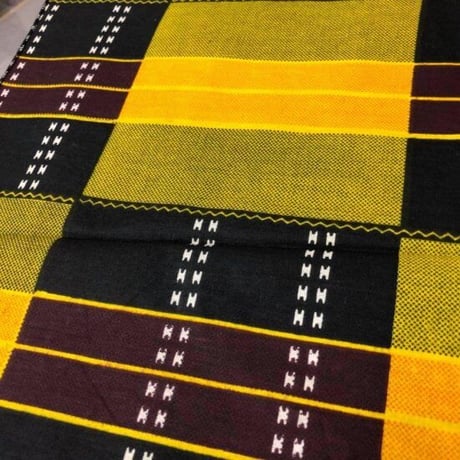 アフリカンプリント　ケンテ　スカーフ　インテリア　African print Kente Scarf