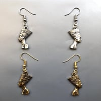 ネフェルティティ　アフリカ　エジプト　Egypt　古代女王　アクセサリー　ゴールド　シルバー　ピアス