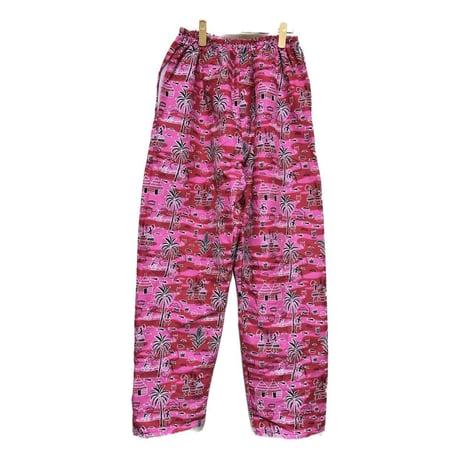 ユニセックス　アフリカンプリント　ワイド　パンツ　African print pants
