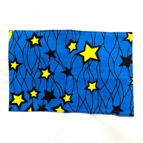 アフリカンプリント　ハンドメイド　ブックカバー　文庫サイズ　小説サイズ　150×106mm　アフリカ布　African print handmade