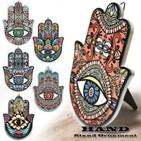 ハムサ　ファティマの手　ハンド型　エスニック　ボヘミアン　スタンドオーナメント　Hamusa Ethnic Bohemian Interior