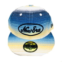 ≪委託商品≫New era FITTED cap　ブルー/ベージュ/ホワイト　ニューエラ　キャップ　フィテード