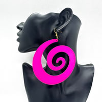 在庫処分SALE　ホットピンク　ピアス　ヒップホップ　90年代　90’s hiphop Bling Bling