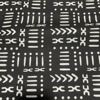 《商品説明をお読み下さい》アフリカ布　布　ハンドメイド　パーニュ　キテンゲ　アフリカンバティック　アフリカンプリント布　Mud print