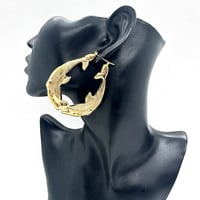 在庫処分SALE　イルカ　ゴールド　ピアス　ヒップホップ　90年代　90’s hiphop Bling Bling