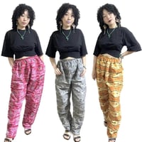 ユニセックス　アフリカンプリント　ワイド　パンツ　African print pants