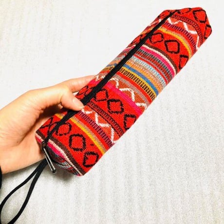 再入荷　ゲリ柄　ペンケース　アジアン　エスニック　ネパール雑貨　アジアン雑貨