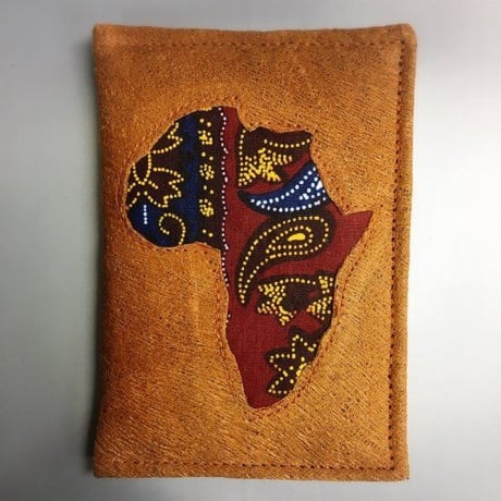 Made in Kenya　ケニア　ハンドメイド　バオバブの木　Baobab　メモ帳　ミニ　メモ帳ケース　メモ帳カバー　メモケース　アフリカ　アフリカ大陸