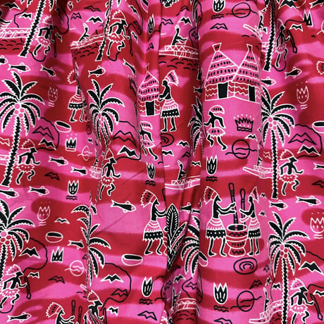 ユニセックス　アフリカンプリント　ワイド　パンツ　African print pants