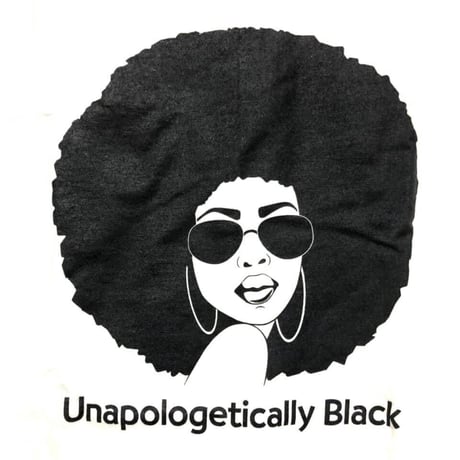 Unapologetically Black　Tシャツ　 アフリカ　アフロ　ウーマン　Africa T-Shirt