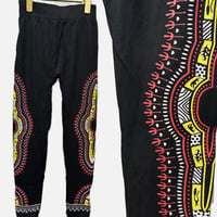 アフリカ　アフリカン　ダシキ　レギンス　Africa Dashiki leggings Red/Yellow/White