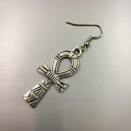 アフリカ　アフリカン　エジプト　Egypt　アンク　Ankh　ゴールド　シルバー　ピアス