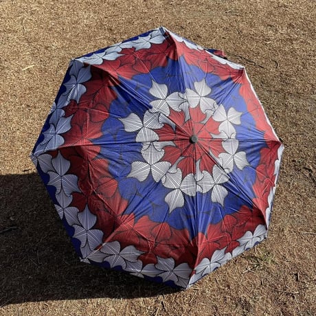 ≪雨傘・日傘 / 兼用≫アフリカンプリント　傘　折りたたみ傘　African print Umbrella