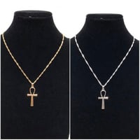 アフリカ　エジプト　Egypt　アンク　Ankh　ゴールド　シルバー　ネックレス