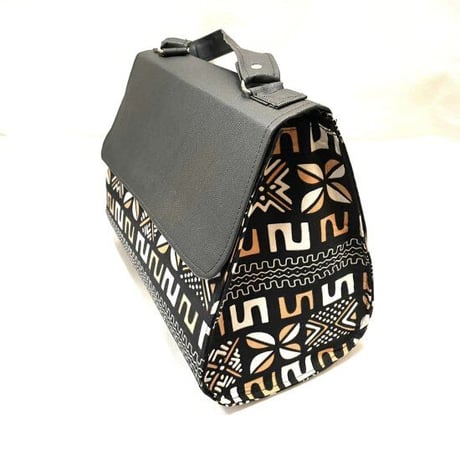Made in Africa　アフリカンプリント　ハンドバッグ　パーニュ　キテンゲ　African print Mud print Hand bag