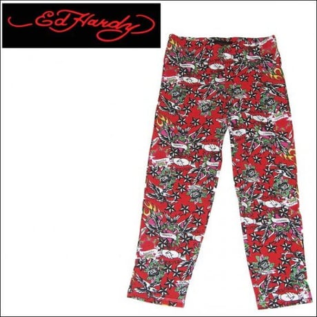 エドハーディーキッズ　レギンス S～XLサイズ[7歳～16歳] レディース　ED HARDY KIDS LEGGINGS [ED-H608G-BG]