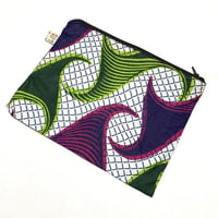 アフリカンプリント　アフリカ布　ハンドメイド　ポーチ　African print porch