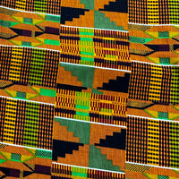 《商品説明をお読み下さい》アフリカ布　布　ケンテ　kente　ハンドメイド　パーニュ　キテンゲ　アフリカンバティック　アフリカンプリント布