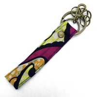 アフリカンプリント　アフリカ布　パーニュ　キテンゲ　ハンドメイド　キーホルダー　African print