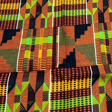 アフリカンプリント　アフリカ布　ケンテ　ヘッドラップ　ターバン　African print Head wrap Turban kente