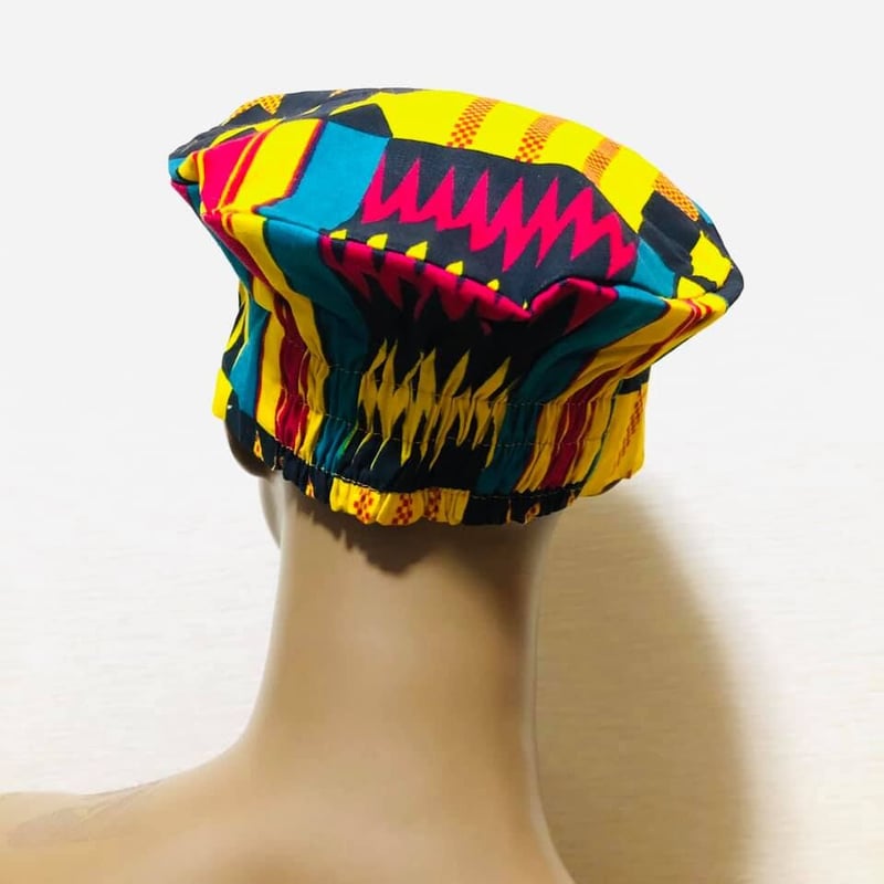 アフリカンプリント ケンテ パーニュ キテンゲ キャップ ハット 帽子