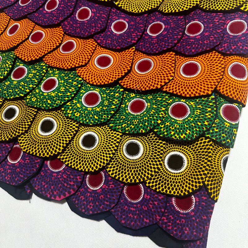 アフリカンプリント アイ柄 カラフル スカート African print アフリカンプリント アイ柄 カラフル スカート African print