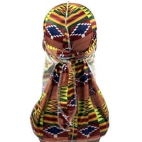 ユニセックス　アフリカンプリント　ドゥーラグ　ヒップホップ　ダンス　ダンス衣装　Africanprint Du-rag hiphop old school dance