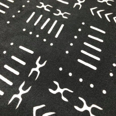 アフリカンプリント　ラップスカート　巻きスカート　紐結び　スカート　Africa Mud print skirt