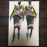 Art of Africa　ポストカード　アート　アフリカ　アフリカンアート　ガーナ　絵画　インテリア