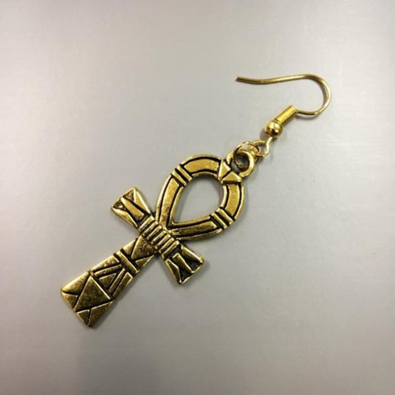 アフリカ アフリカン エジプト Egypt アンク Ankh ゴールド