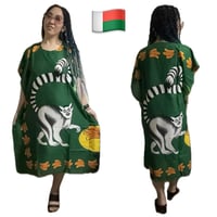 Made in Africa Madagascar マダガスカル　ワオキツネザル  ワンピース